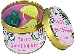 Fragrances, Perfumes, Cosmetics Tin Scented Candle - Bomb Cosmetics You're Gincredible Scent Stories Candle