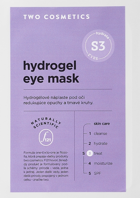 Hydrogel Eye Patches to Reduce Puffiness and Dark Circles - Two Cosmetics Hydrogel Eye Mask — photo N1