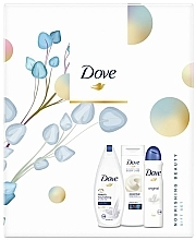 Fragrances, Perfumes, Cosmetics Set - Dove Nourishing Beauty Gift Set (sh/gel/250ml + b/lotion/250ml + deo/150ml)