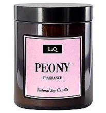 Fragrances, Perfumes, Cosmetics ペオニー ナチュラル ソイ キャンドル - LaQ Peony Natural Soy Candle