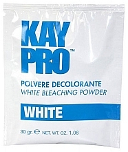 Hair Bleaching Powder "White" - KayPro Bleach Powder White (sachet)  — photo N1