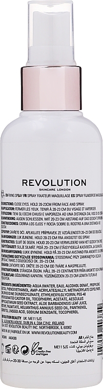 Antibacterial Makeup Fixing Spray - Revolution Skincare Anti-Bacterial Base Fix — photo N2