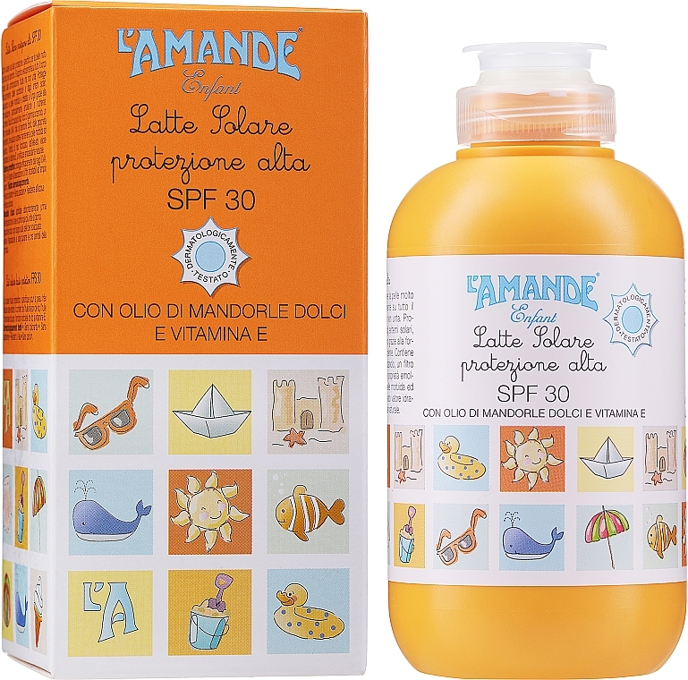 Kids Sun Milk - L'Amande Enfant Sunscreen Milk SPF 30 — photo N2