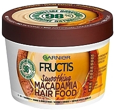 Fragrances, Perfumes, Cosmetics Smoothing Mask for Unruly Hair - Garnier Fructis Macadamia Hair Food Smoothing Mask