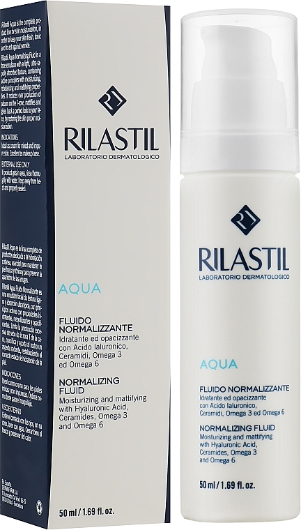 Normalizing Mattifying Face Fluid - Rilastil Aqua Fluido Normalizzante — photo N1