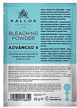 Fragrances, Perfumes, Cosmetics Bleaching Powder - Kallos Cosmetics Bleaching Powder Advanced 9