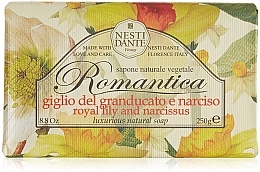 Fragrances, Perfumes, Cosmetics Soap "Lilly and Narcissus" - Nesti Dante Romantica Tuscan Lily&Narcissus Soap