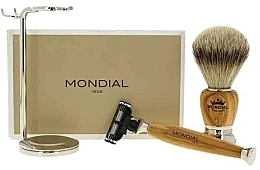 Fragrances, Perfumes, Cosmetics Shaving Kit - Mondial Oliver Set (shaving/brush + razor + stand)