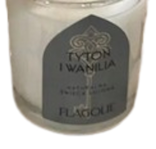 Tobacco & Vanilla Scented Candle in Glass - Flagolie — photo N1