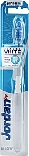 Medium Hard Toothbrush, white - Jordan Target White — photo N1