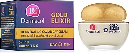 Fragrances, Perfumes, Cosmetics Rejuvenating Day Cream - Dermacol Gold Elixir Rejuvenating Caviar Day Cream