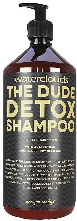 Hair Shampoo 'Detox' - Waterclouds The Dude Detox Shampoo — photo N2