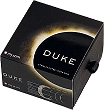 Fragrances, Perfumes, Cosmetics Erection Ring 48mm, matte - Mystim Duke Strainless Steel Cock Ring