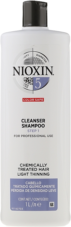 Cleansing Shampoo - Nioxin Thinning Hair System 5 Cleanser Shampoo — photo N1