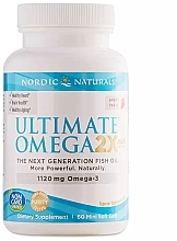 Omega-3 Dietary Supplement, 1120 mg, 60 Soft Gels - Nordic Naturals Ultimate Omega 2X Mini 1120mg Strawberry — photo N2