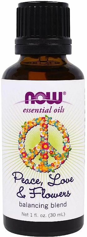 Essential Oil "Peace-Love & Flowers Blend" - Now Foods Essential Oils Peace-Love & Flowers Balancing Blend — photo N1