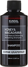 Hair Shampoo "Pink Grapefruit" - Kundal Honey & Macadamia Pink Grapefruit Shampoo — photo N1