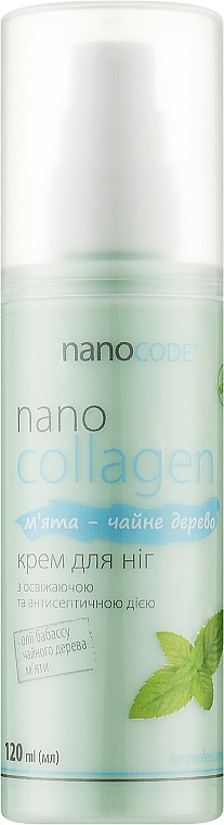 Mint & Tea Tree Foot Cream - NanoCode NanoCollagen — photo N4