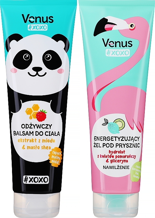 Set - Venus XOXO Energy & Nutrition (sh/gel/250ml + b/balm/250ml) — photo N2