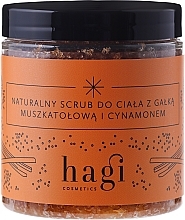 Natural Body Scrub with Nutmeg and Cinnamon - Hagi Scrub — photo N1