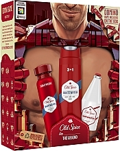 Set - Old Spice The Legend Whitewater (sh/gel/250ml + deo/100ml + spray/150ml + domino) — photo N2