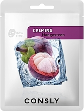 Fragrances, Perfumes, Cosmetics Soothing Sheet Mask with Mangosteen Extract - Consly Mangosteen Calming Mask Pack