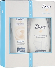 Fragrances, Perfumes, Cosmetics Set - Dove Classic Beauty (sh/gel/250ml + b/lot/250ml)