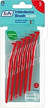 Interdental Brush - TePe Interdental Brushes Angle Red 0,5mm — photo N1