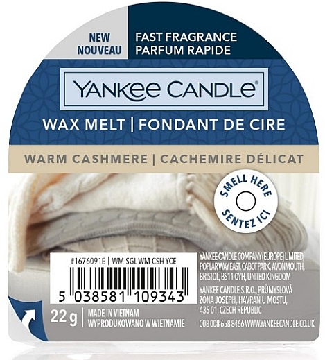 Aromatic Wax - Yankee Candle Wax Melt Warm Cashmere — photo N2