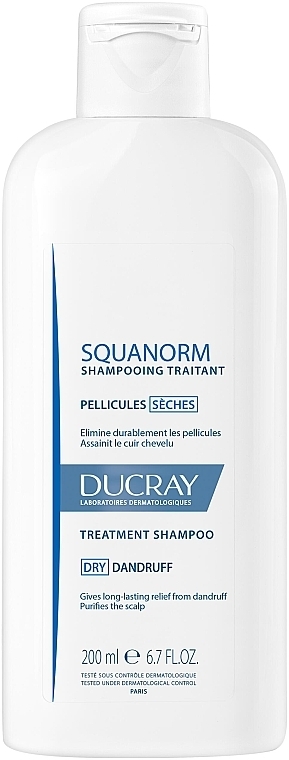 Anti Dry Dandruff Shampoo - Ducray Squanorm Selezhel Shampoo — photo N1