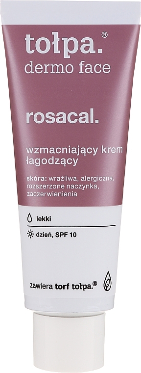 Soothing Face Day Cream - Tolpa Dermo Face Rosacal Face Cream — photo N2