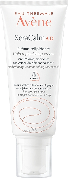 Cream for Dry and Atopic Skin - Avene Peaux Seches XeraCalm A.D Creme Relipidant  — photo N1