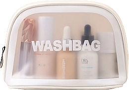 Cosmetic Bag KS47B, white - Ecarla Washbag — photo N1