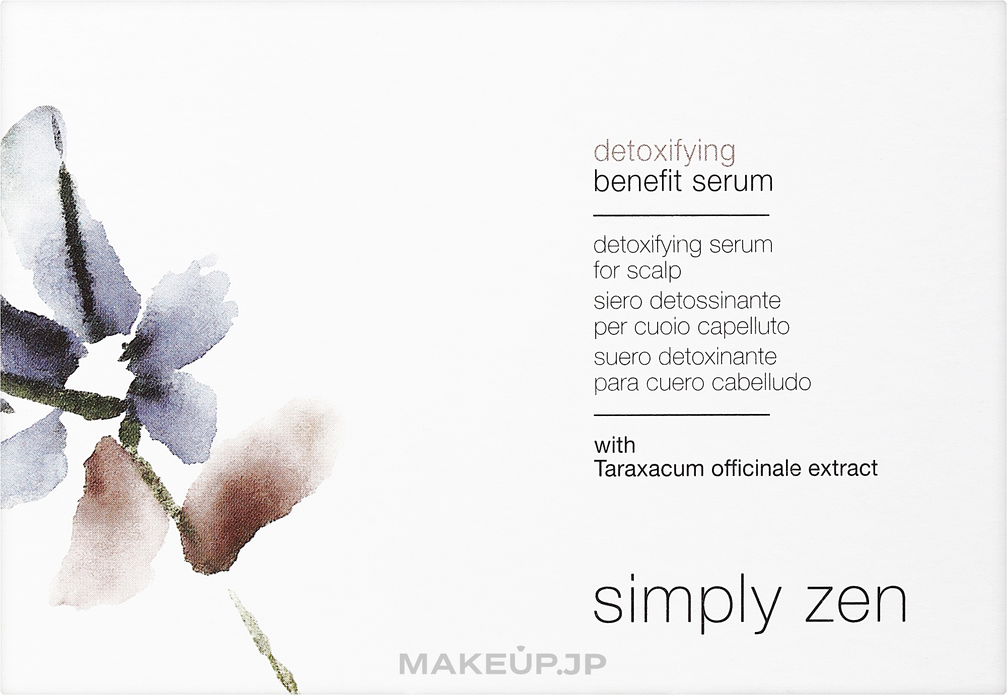 Normalizing Serum for Oily Scalp - Z. One Concept Simply Zen Normalizing Benefit Serum — photo 12 x 5 ml