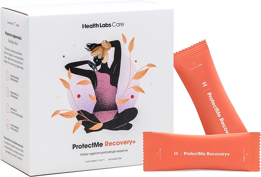 Dietary Supplement 'Protection & Recovery', sachet - HealthLabs Care ProtectMe Recovery+ — photo N1