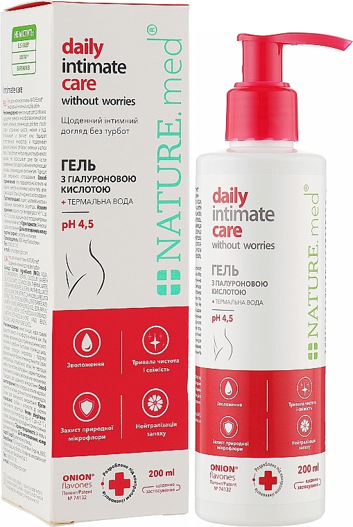 Intimate Wash Gel "Daily Intimate Care without Worries" - NATURE.med Nature`s Solution — photo N2