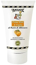 Fragrances, Perfumes, Cosmetics Hand Cream with Apricot Oil - L'Amande Marseille Apricot Butter Hand Cream