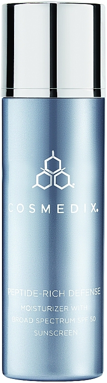 Sun Protection Cream SPF 50+ - Cosmedix Peptide Rich Defense Moisturizer with Broad Spectrum SPF 50 — photo N1