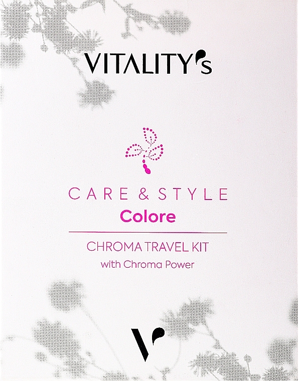 Colored Hair Set - Vitality's C&S Colore Chroma Kit Travel — photo N2