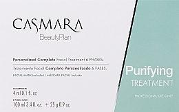 Fragrances, Perfumes, Cosmetics Face Treatment - Casmara Purifying Treatment (ampoules/10x4ml + mask/2x100ml + 2x25g)