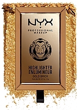 Highlighter - NYX Professional Makeup La Casa De Papel Highlighter — photo N3