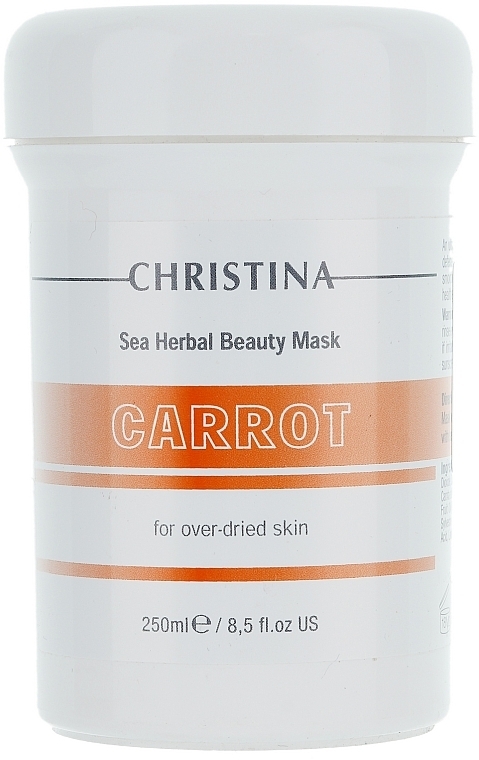 Carrot Mask for Dry, Irritated & Sensitive Skin - Christina Sea Herbal Beauty Mask Carrot — photo N1