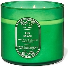 Fragrances, Perfumes, Cosmetics 3-Wick Scented Candle - Bath and Body Works Tiki Beach Scented Candle