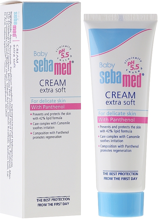 Body Cream - Sebamed Baby Extra Soft Emollient Cream — photo N1