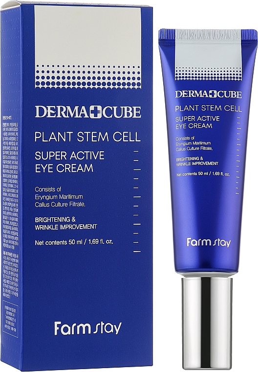 Plant Stem Cell Eye Cream - Farmstay Dermacube Plant Stem Cell Super Active Eye Cream — photo N4