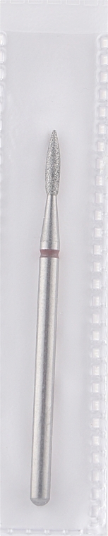 Diamond Nail File Drill Bit, pointed frustum, L-8 mm, 1.8 mm, XL, red - Head The Beauty Tools — photo N1