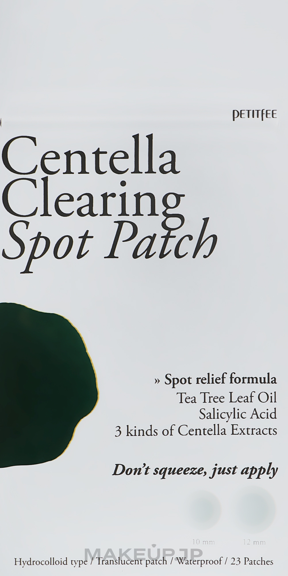 Anti-Inflammation Spot Patches with Centella Asiatica Extract - Petitfee Centella Clearing Spot Patch — photo 23 x 6 g