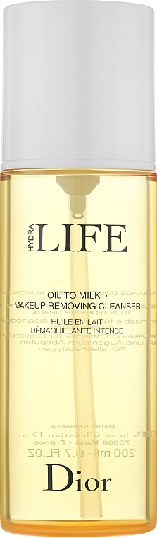 Makeup Removing Oil-to-Milk - Dior Hydra Life Oil To Milk Makeup Removing Cleanser — photo N1