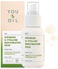 Fragrances, Perfumes, Cosmetics Face Oil "Nourish & Vitalise" - You & Oil Nourish & Vitalise Dehydrated Skin Face Oil