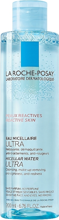 Micellar Water for Hypersensitive Skin, Prone to Irritation - La Roche-Posay Micellar Water Ultra for Reactive Skin — photo N1
